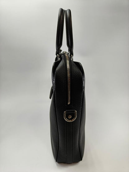 Louis Vuitton Armande Briefcase MM 2-Way Business Bag Shoulder Bag Black Serial Number: 10856