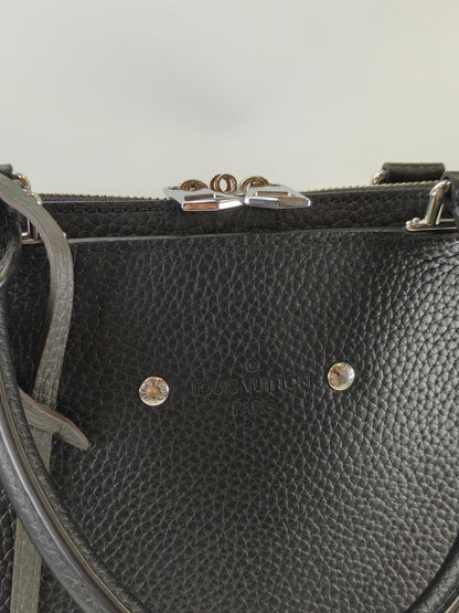 Louis Vuitton Armande Briefcase MM 2-Way Business Bag Shoulder Bag Black Serial Number: 10856