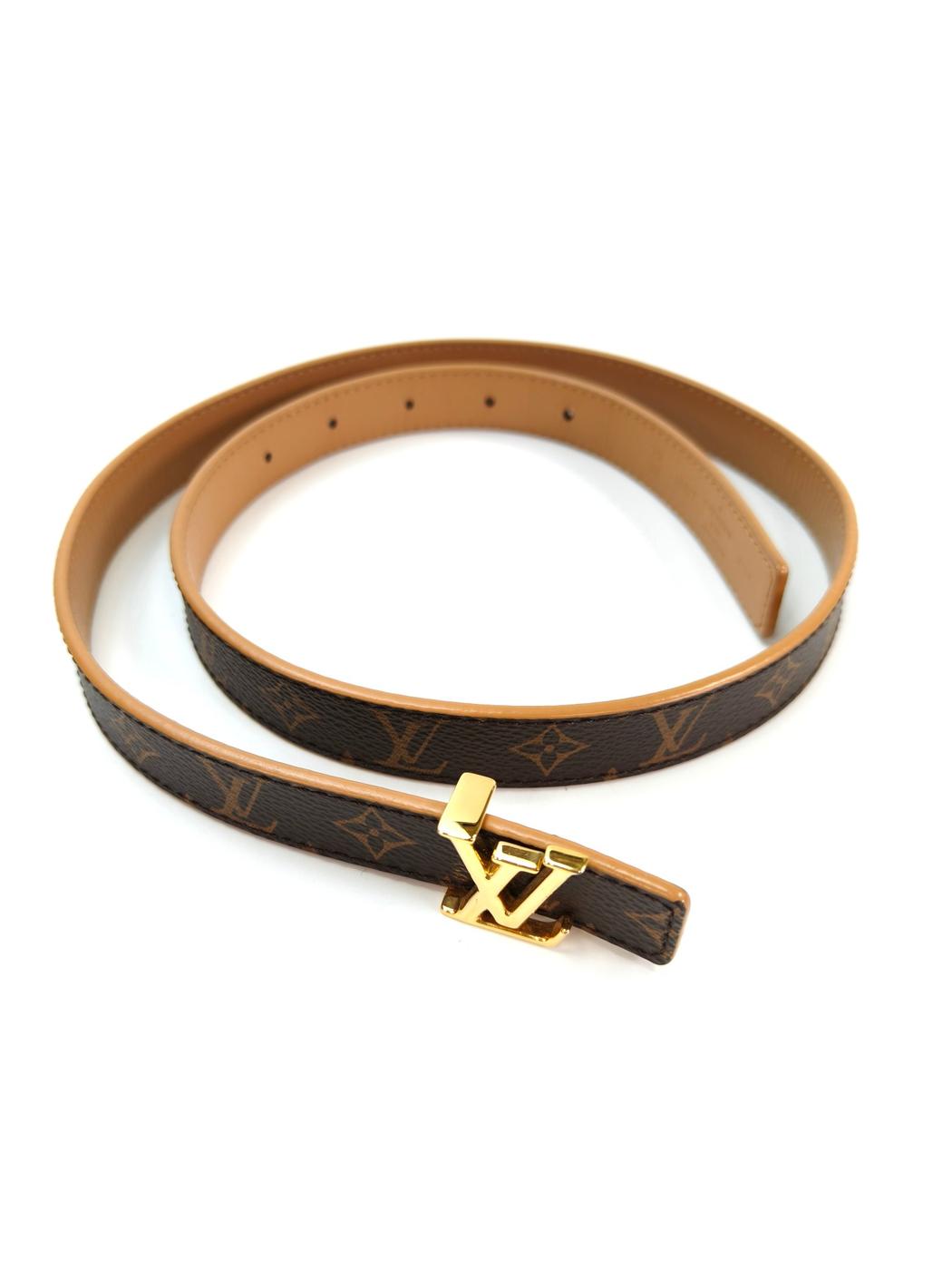 Louis Vuitton Monogram Iconic 20MM Reversible Belt 75cm Management Number: 10915