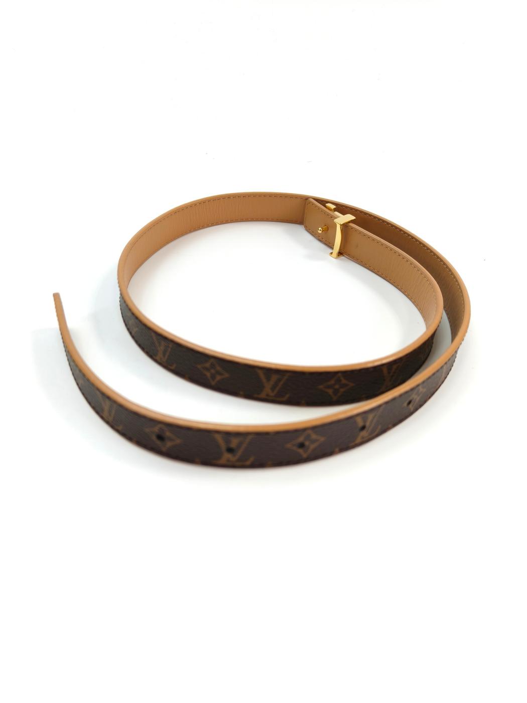 Louis Vuitton Monogram Iconic 20MM Reversible Belt 75cm Management Number: 10915