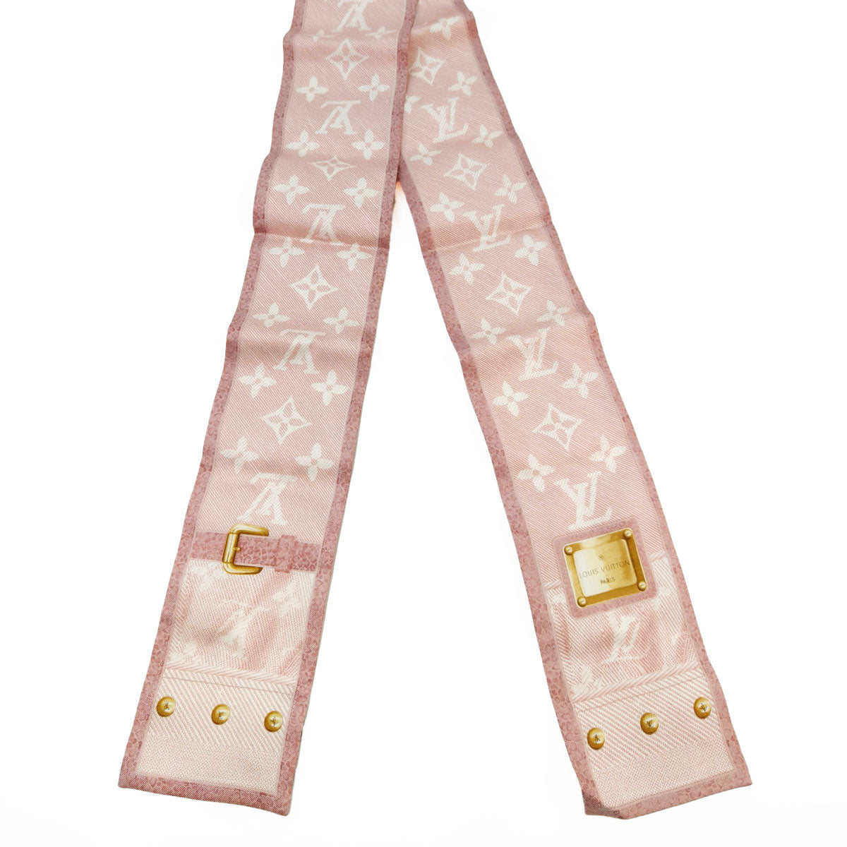 LOUIS VUITTON Bando New Denim Silk Scarf Pink Product number: 10940