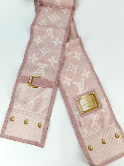 LOUIS VUITTON Bando New Denim Silk Scarf Pink Product number: 10940