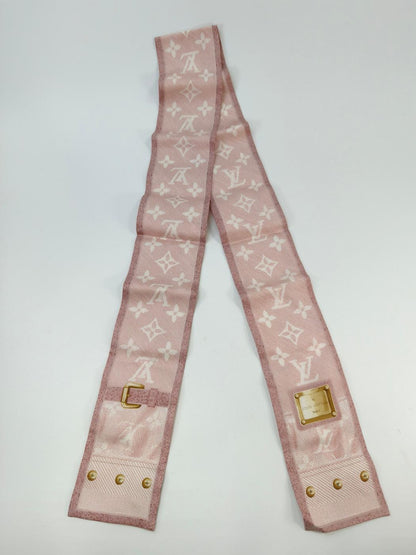 LOUIS VUITTON Bando New Denim Silk Scarf Pink Product number: 10940