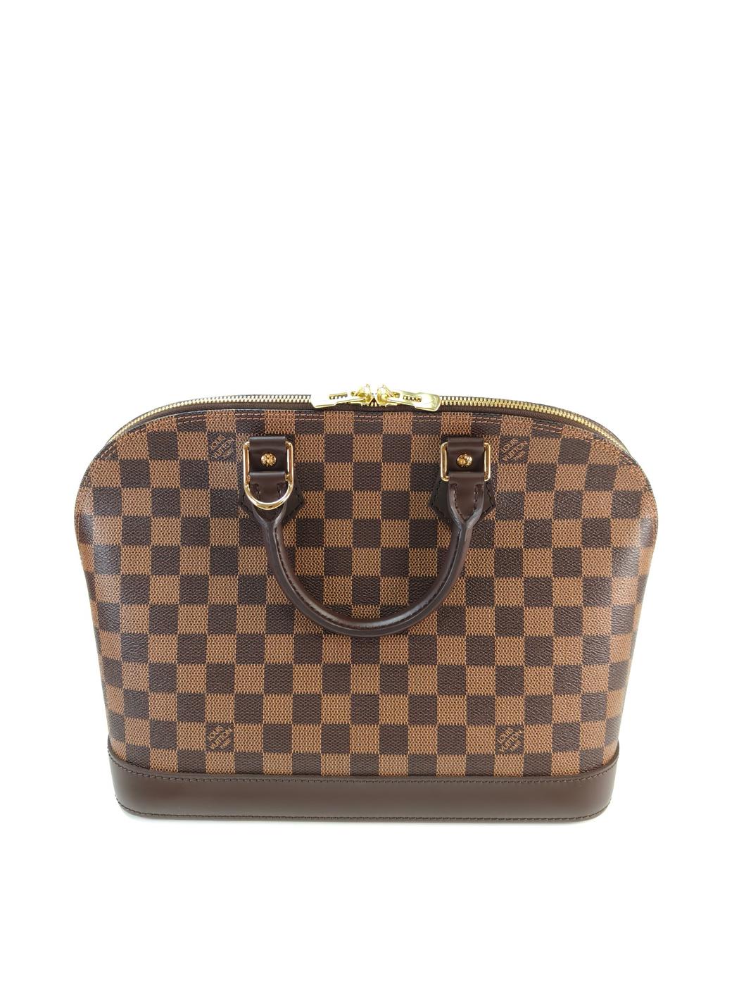 Louis Vuitton Damier Alma Tote Bag Brown Ref: 10945