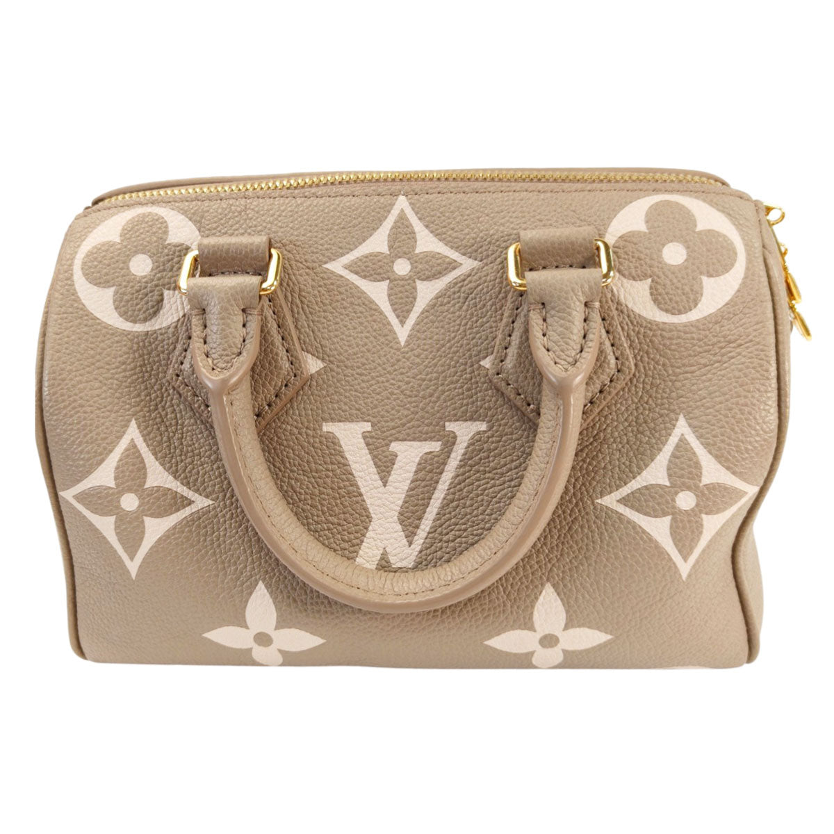 Louis Vuitton 路易威登 Monogram Speedy Bandoulière 20 两用单肩包 手提包 米色 管理编号：10951