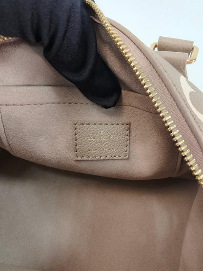 Louis Vuitton 路易威登 Monogram Speedy Bandoulière 20 两用单肩包 手提包 米色 管理编号：10951