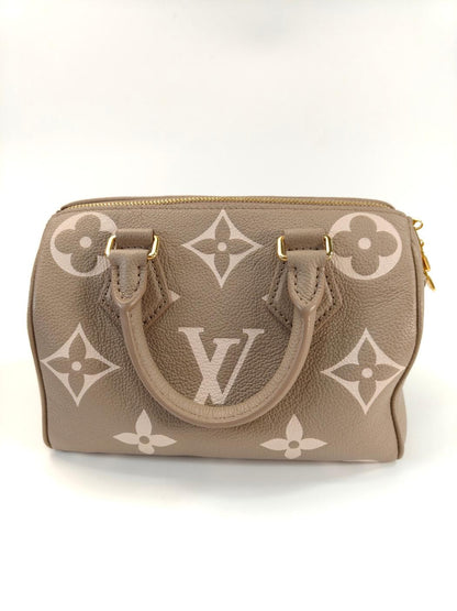 Louis Vuitton 路易威登 Monogram Speedy Bandoulière 20 两用单肩包 手提包 米色 管理编号：10951