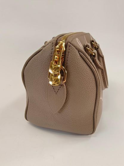 Louis Vuitton 路易威登 Monogram Speedy Bandoulière 20 两用单肩包 手提包 米色 管理编号：10951