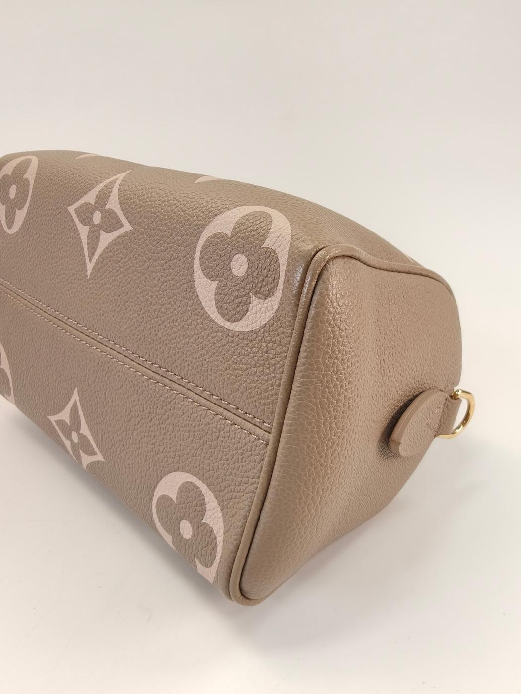 Louis Vuitton 路易威登 Monogram Speedy Bandoulière 20 两用单肩包 手提包 米色 管理编号：10951