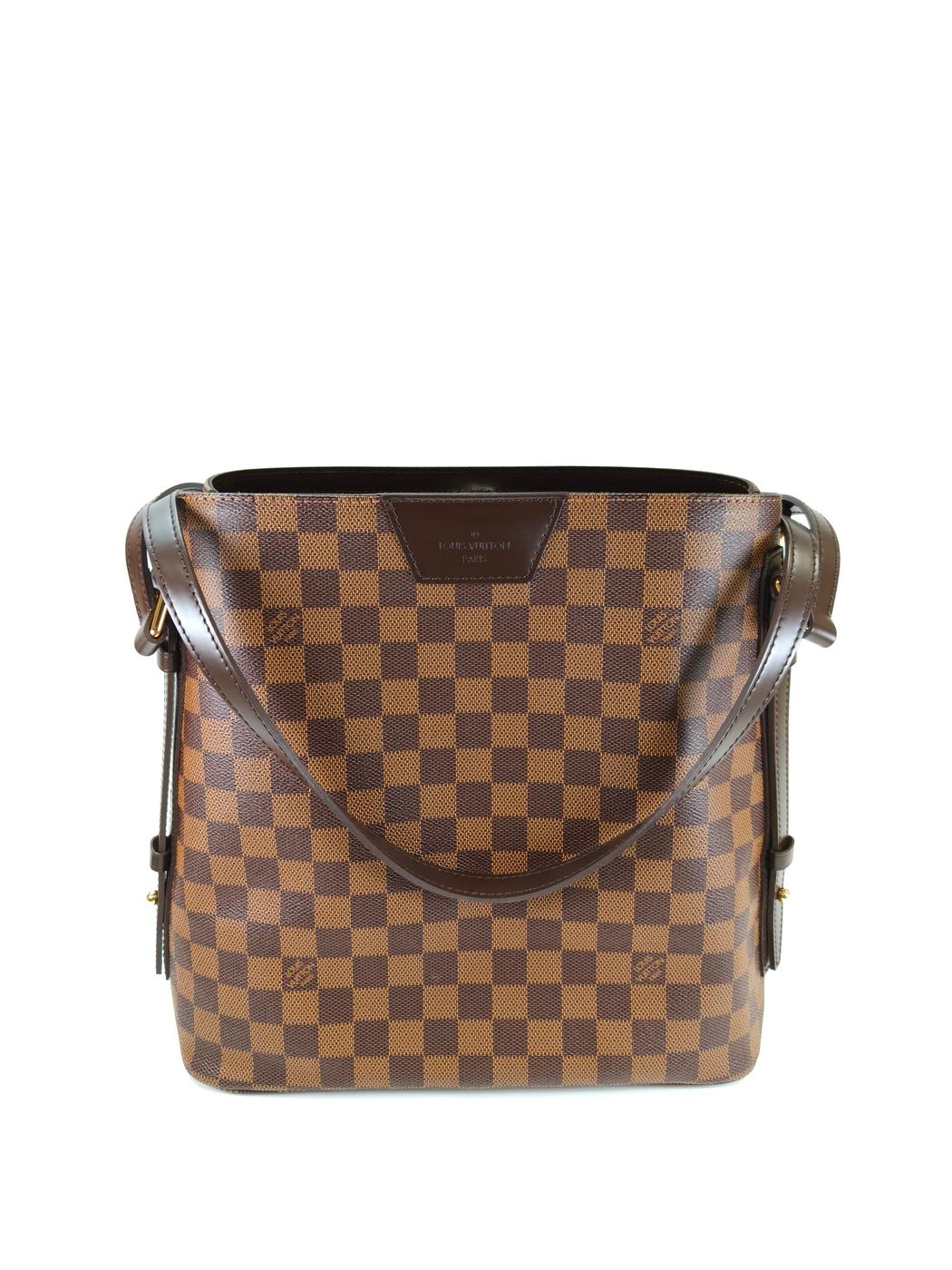 LOUIS VUITTON Damier Caba Rivington Tote Bag Brown Model Number: 10958