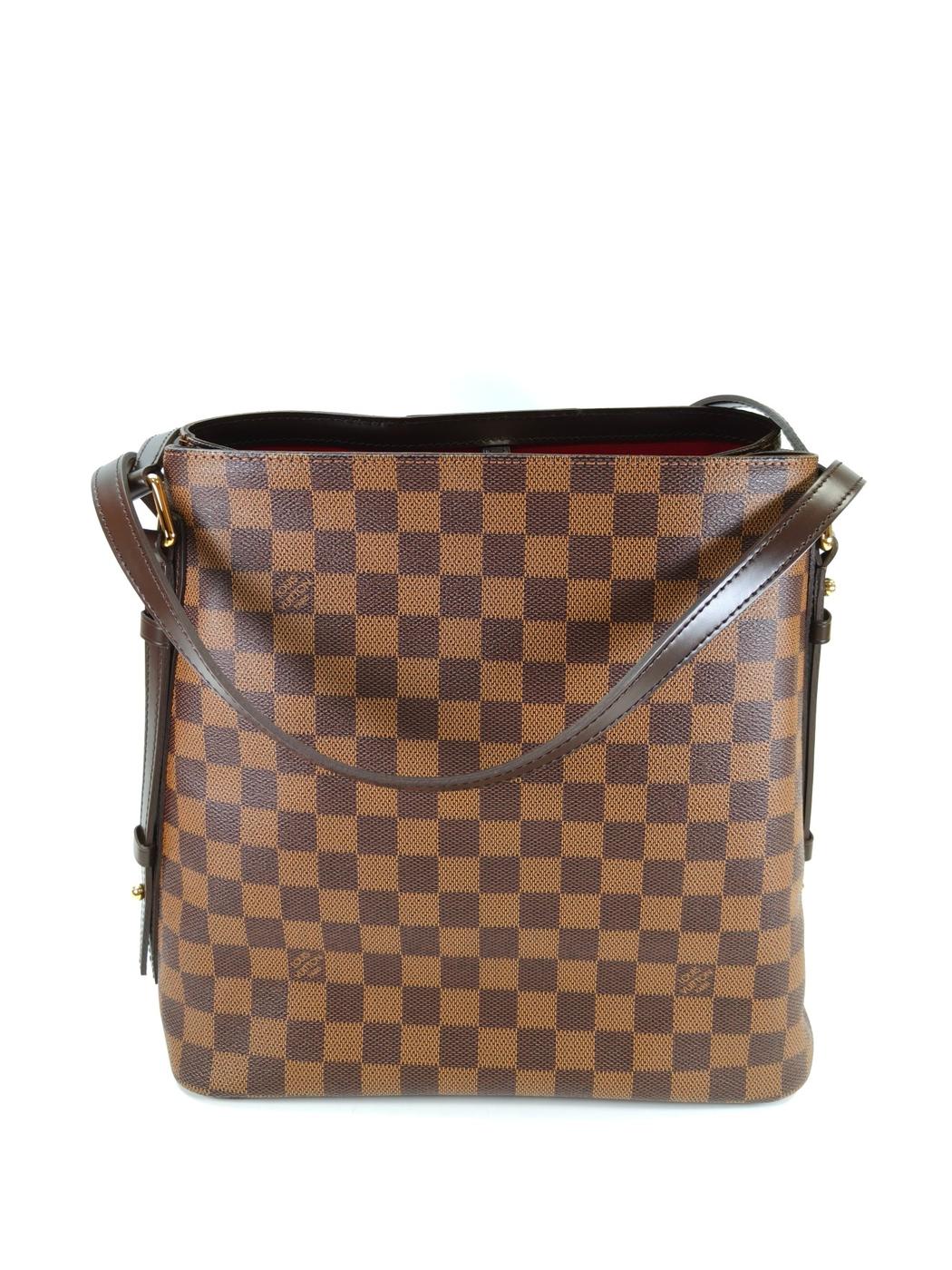 LOUIS VUITTON Damier Caba Rivington Tote Bag Brown Model Number: 10958