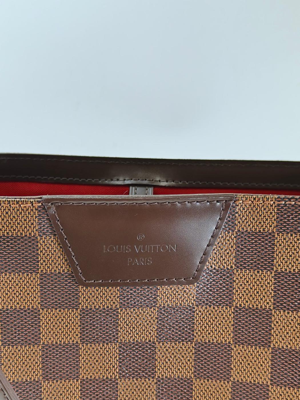 LOUIS VUITTON Damier Caba Rivington Tote Bag Brown Model Number: 10958