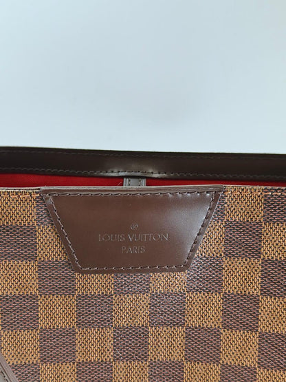 LOUIS VUITTON Damier Caba Rivington Tote Bag Brown Model Number: 10958