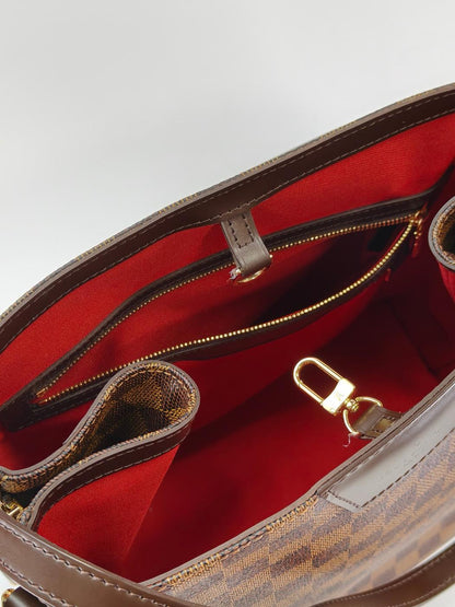 LOUIS VUITTON Damier Caba Rivington Tote Bag Brown Model Number: 10958
