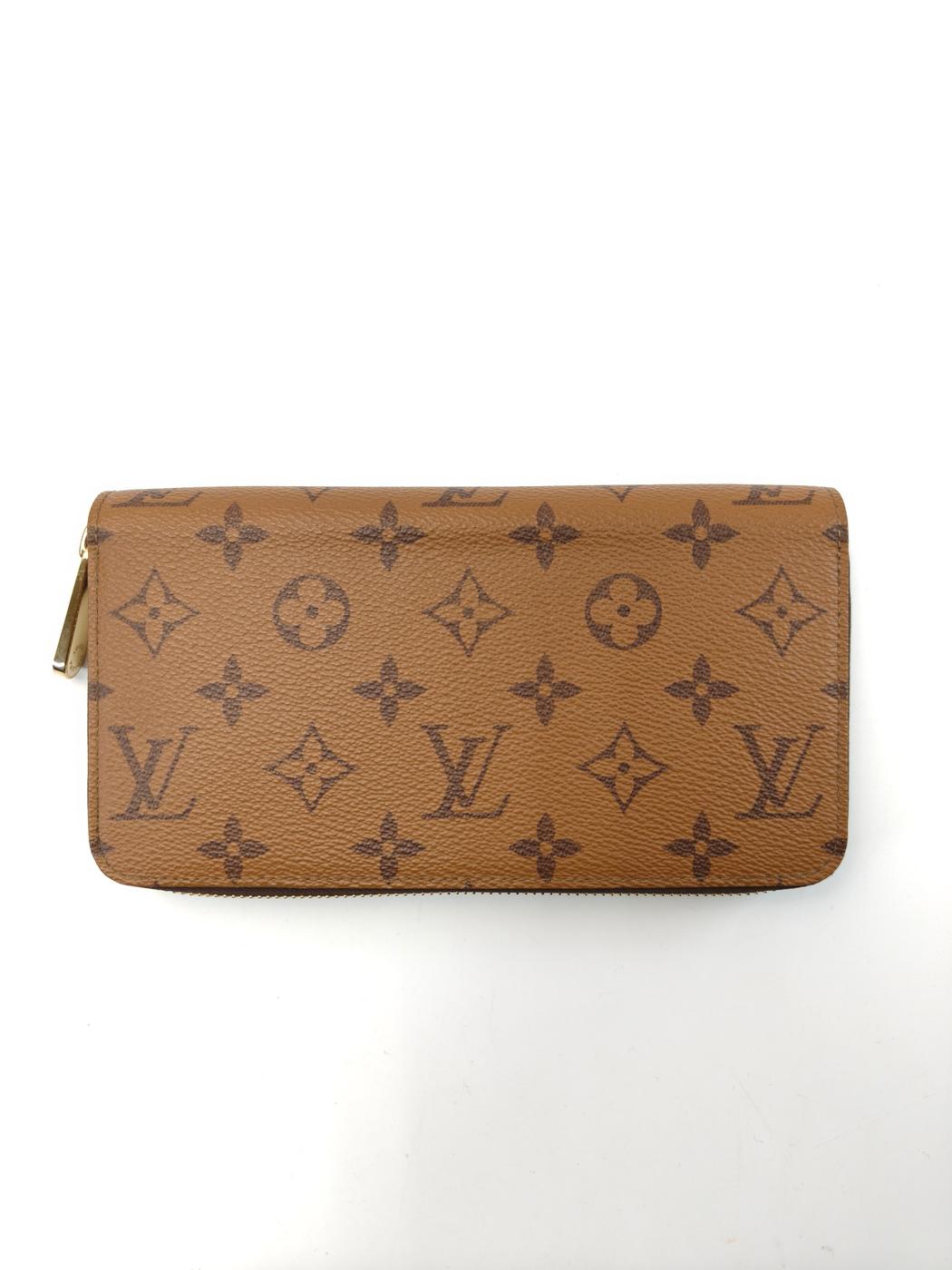 Louis Vuitton Monogram Reverse Zippy Wallet Long Wallet Brown Model number: 10991