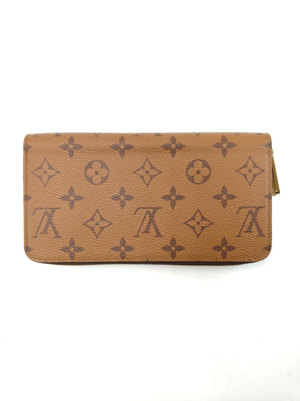 Louis Vuitton Monogram Reverse Zippy Wallet Long Wallet Brown Model number: 10991