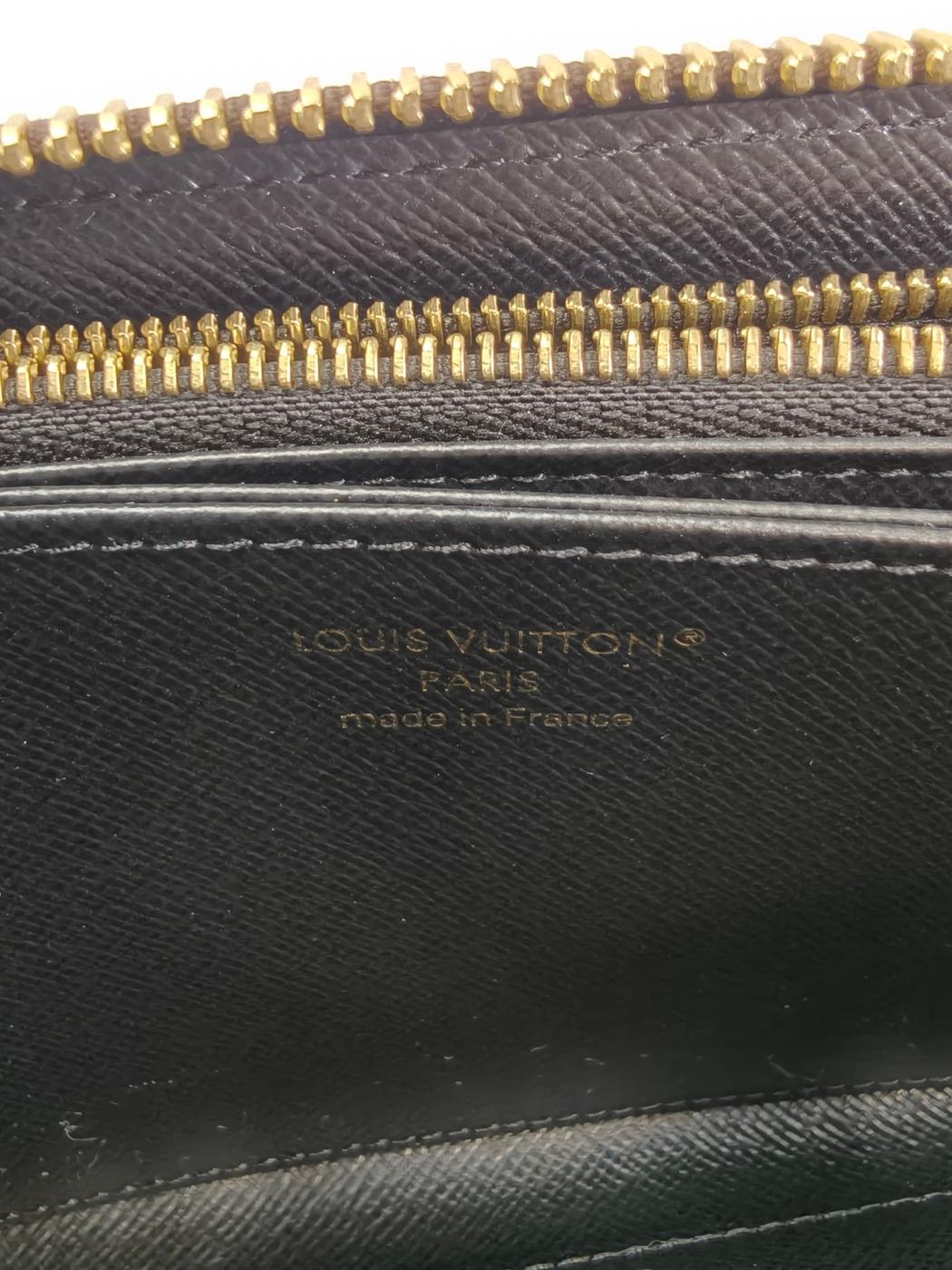 Louis Vuitton Monogram Reverse Zippy Wallet Long Wallet Brown Model number: 10991
