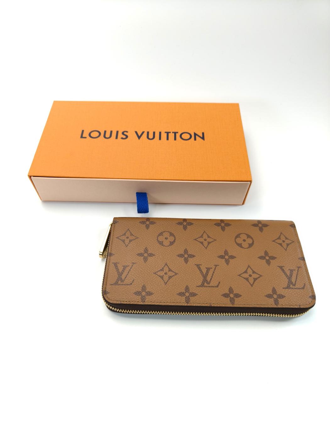 Louis Vuitton Monogram Reverse Zippy Wallet Long Wallet Brown Model number: 10991