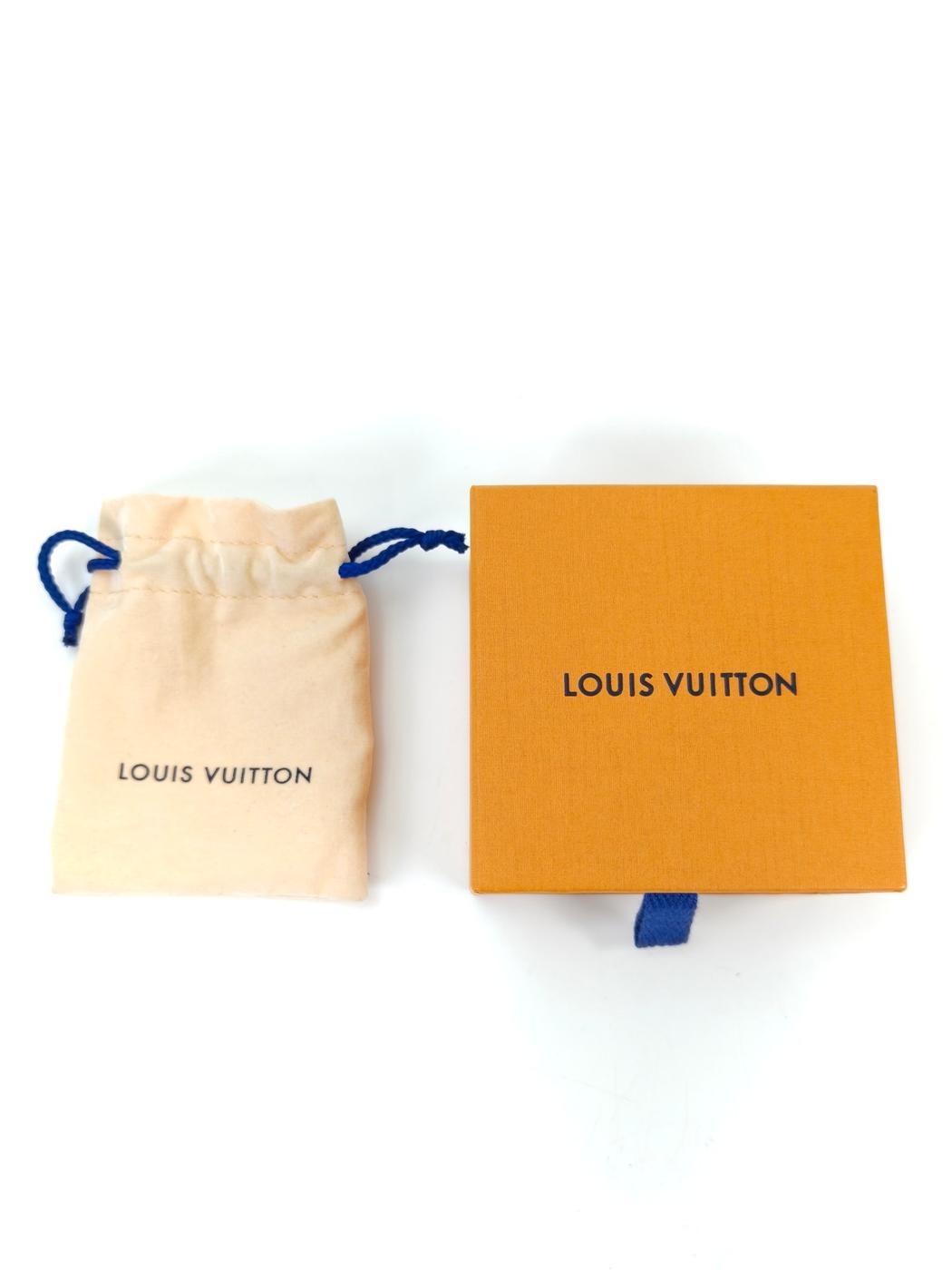 Louis Vuitton ルイヴィトン カフ・ナノグラム ブレスレット S ゴールド 管理番号：11134