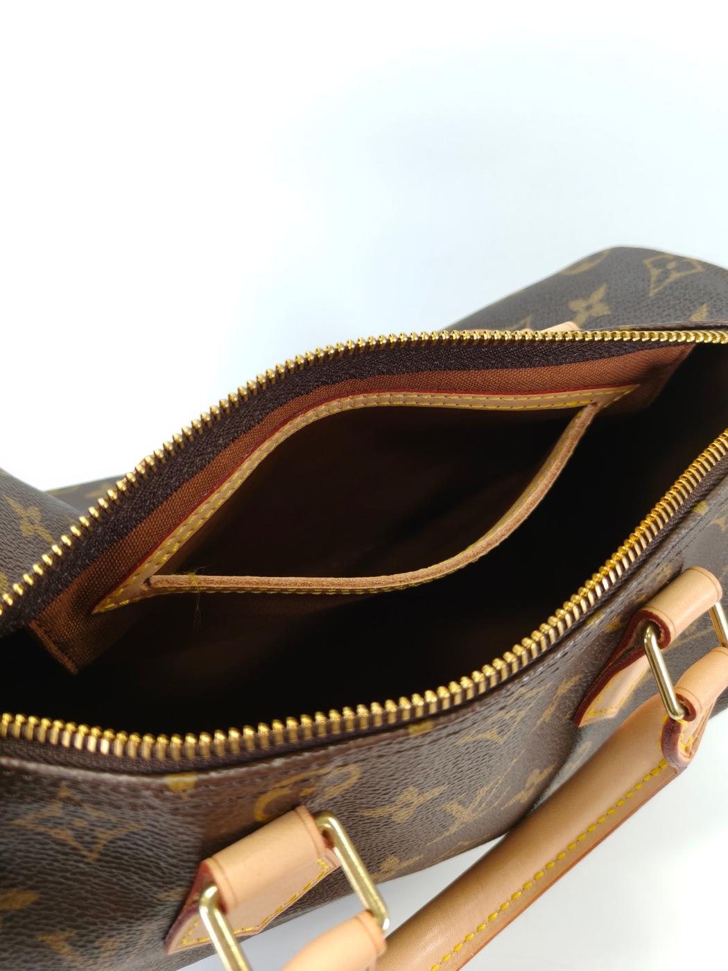 Louis Vuitton ルイヴィトン モノグラム スピーディ25 ハンドバッグ ブラウン 管理番号：11214