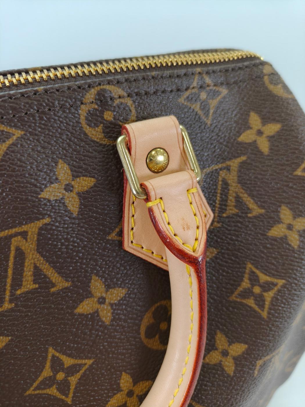 Louis Vuitton ルイヴィトン モノグラム スピーディ25 ハンドバッグ ブラウン 管理番号：11214