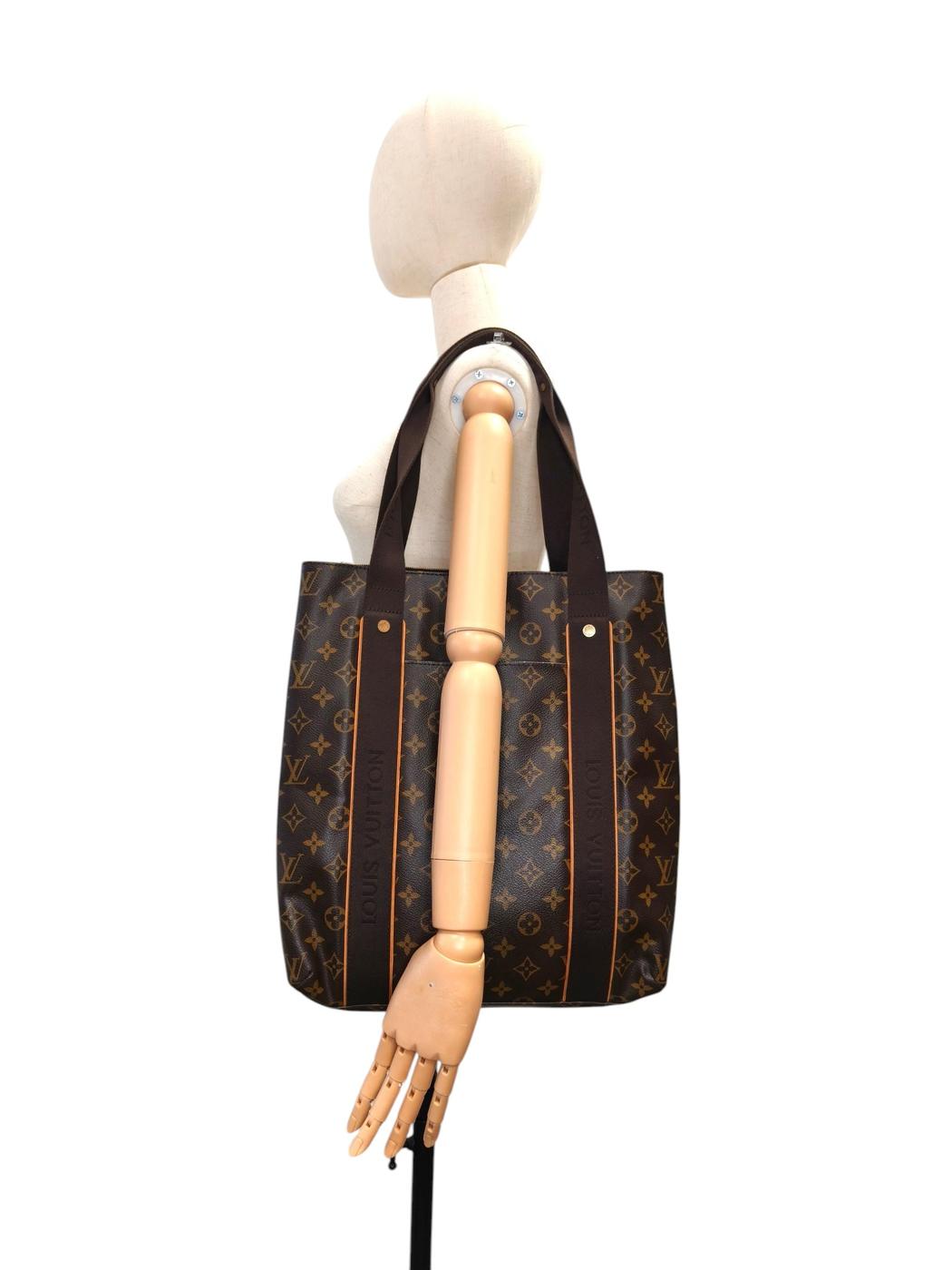 Louis Vuitton ルイヴィトン モノグラム カバ・ボブール トートバッグ ブラウン 管理番号：11236