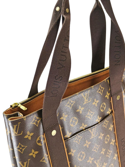 Louis Vuitton ルイヴィトン モノグラム カバ・ボブール トートバッグ ブラウン 管理番号：11236