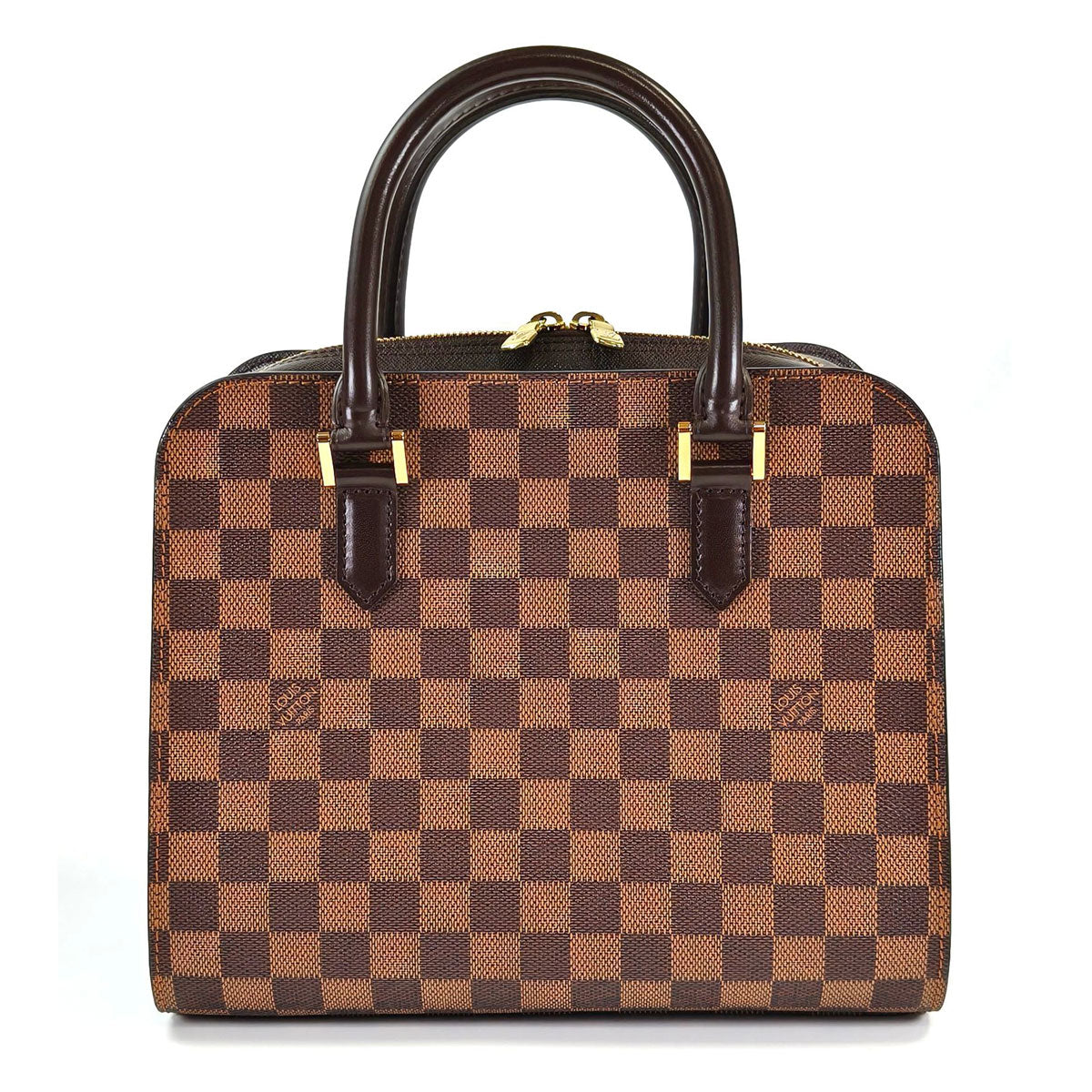 Louis Vuitton ルイヴィトン ダミエ トリアナ ハンドバッグ ブラウン 管理番号：11257
