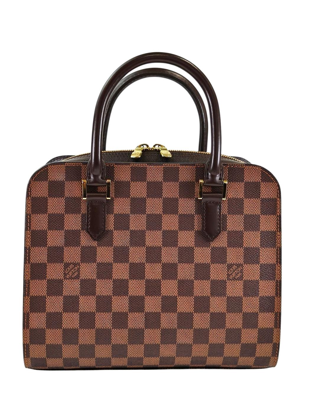 Louis Vuitton ルイヴィトン ダミエ トリアナ ハンドバッグ ブラウン 管理番号：11257