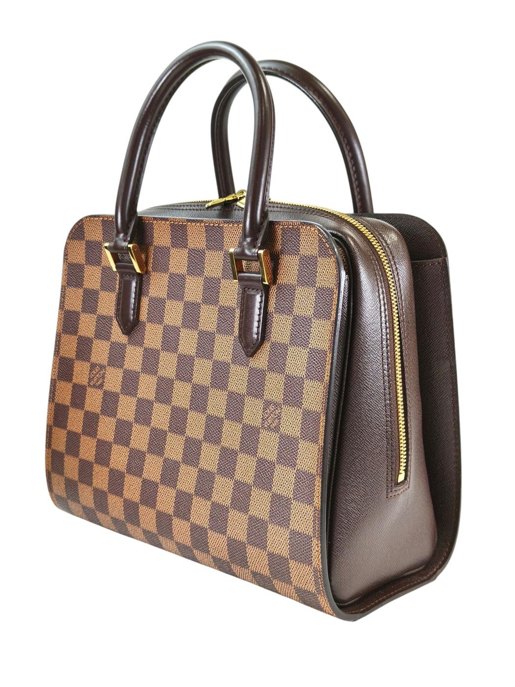 Louis Vuitton ルイヴィトン ダミエ トリアナ ハンドバッグ ブラウン 管理番号：11257