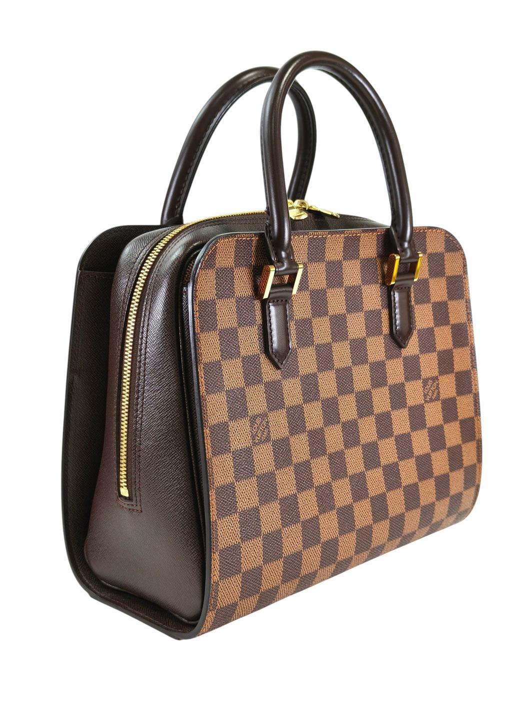 Louis Vuitton ルイヴィトン ダミエ トリアナ ハンドバッグ ブラウン 管理番号：11257