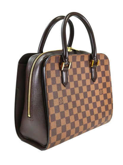 Louis Vuitton ルイヴィトン ダミエ トリアナ ハンドバッグ ブラウン 管理番号：11257