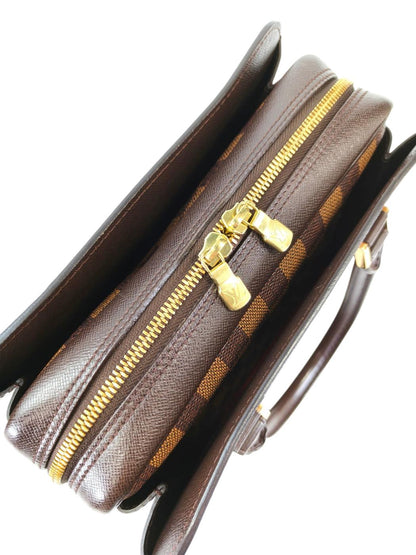 Louis Vuitton ルイヴィトン ダミエ トリアナ ハンドバッグ ブラウン 管理番号：11257
