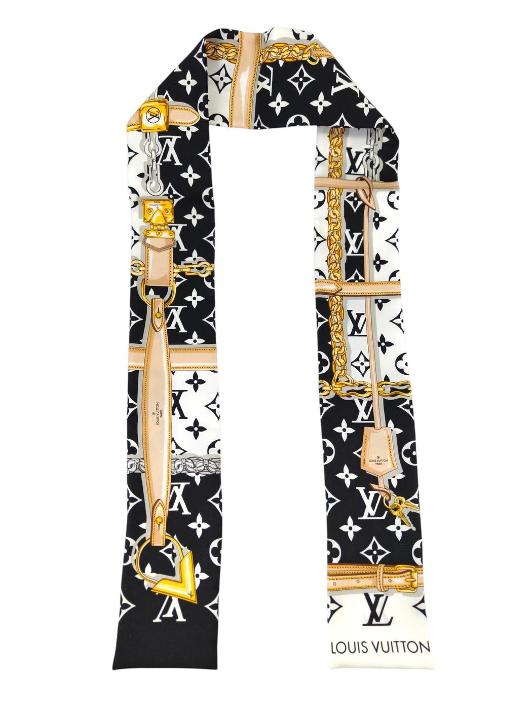 Louis Vuitton ルイヴィトン バンドー・モノグラム コンフィデンシャル シルク スカーフ 管理番号：11266