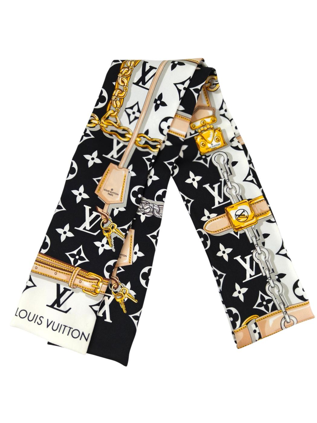 Louis Vuitton ルイヴィトン バンドー・モノグラム コンフィデンシャル シルク スカーフ 管理番号：11266
