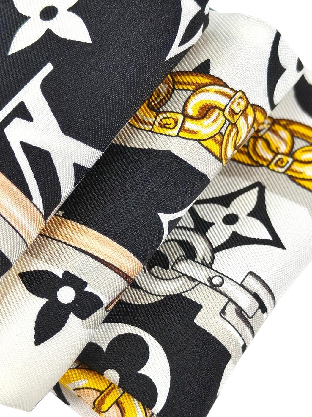 Louis Vuitton ルイヴィトン バンドー・モノグラム コンフィデンシャル シルク スカーフ 管理番号：11266