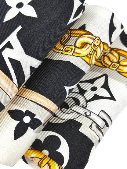 Louis Vuitton ルイヴィトン バンドー・モノグラム コンフィデンシャル シルク スカーフ 管理番号：11266