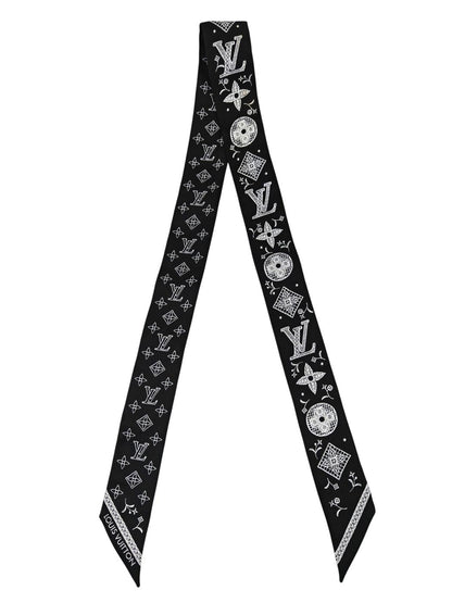Louis Vuitton ルイヴィトン バンドーBB シルク スカーフ ブラック 管理番号：11276