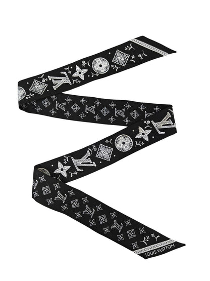 Louis Vuitton ルイヴィトン バンドーBB シルク スカーフ ブラック 管理番号：11276