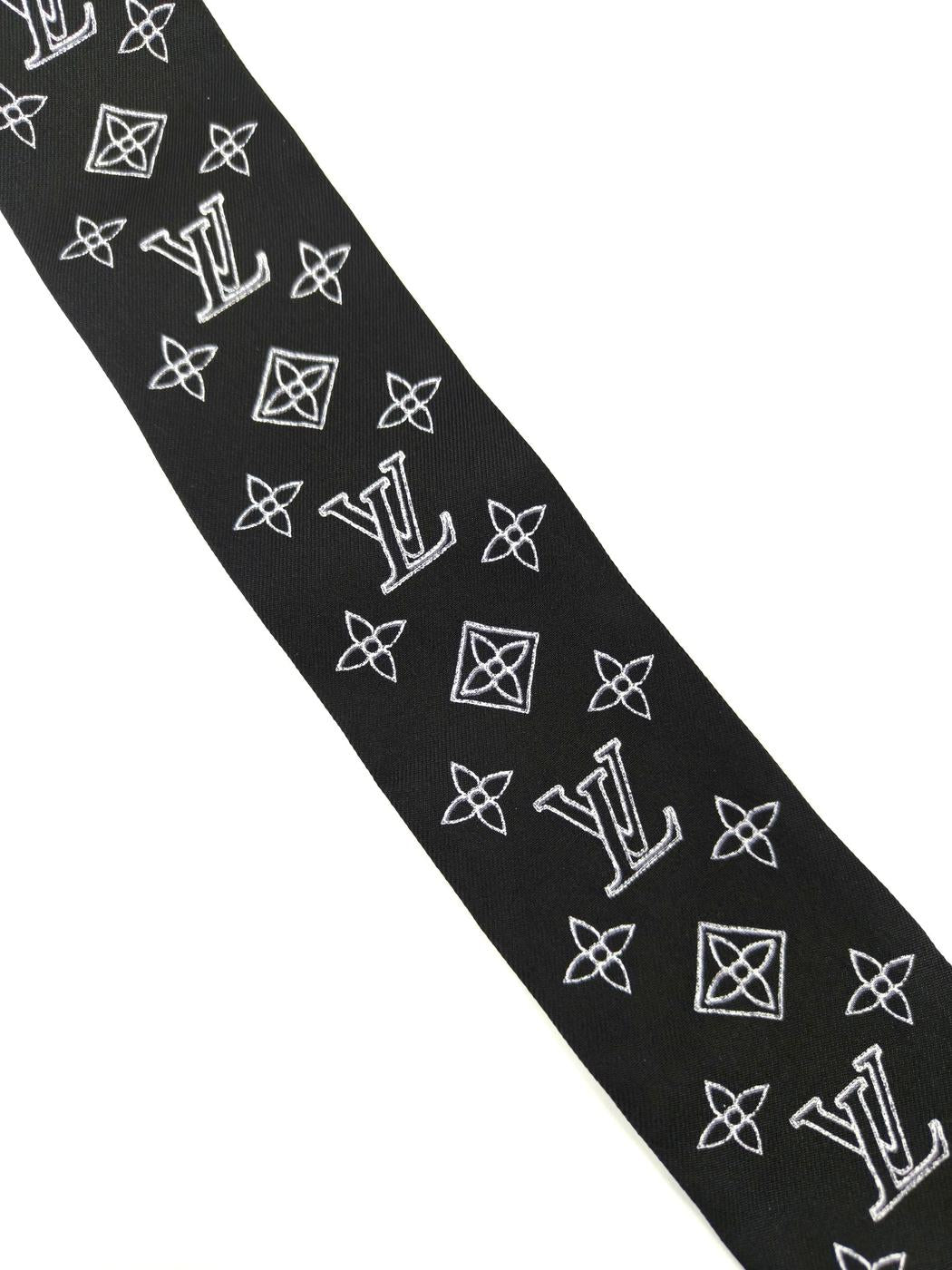 Louis Vuitton ルイヴィトン バンドーBB シルク スカーフ ブラック 管理番号：11276