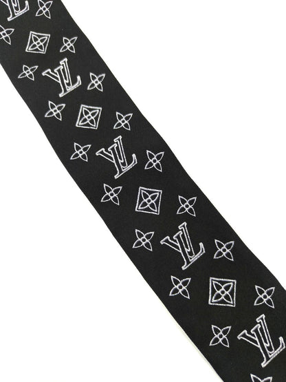 Louis Vuitton ルイヴィトン バンドーBB シルク スカーフ ブラック 管理番号：11276