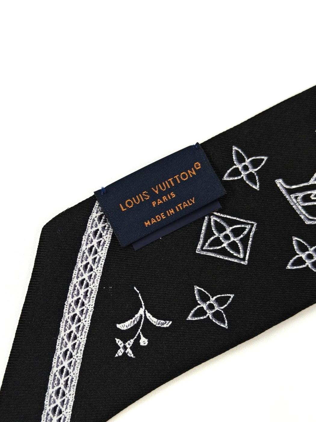 Louis Vuitton ルイヴィトン バンドーBB シルク スカーフ ブラック 管理番号：11276