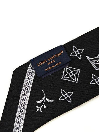 Louis Vuitton ルイヴィトン バンドーBB シルク スカーフ ブラック 管理番号：11276