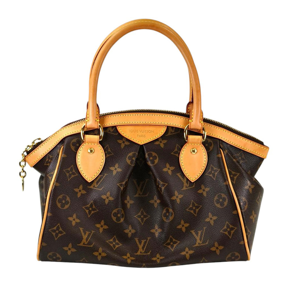 Louis Vuitton ルイヴィトン モノグラム ティボリPM トートバッグ ブラウン 管理番号：11278
