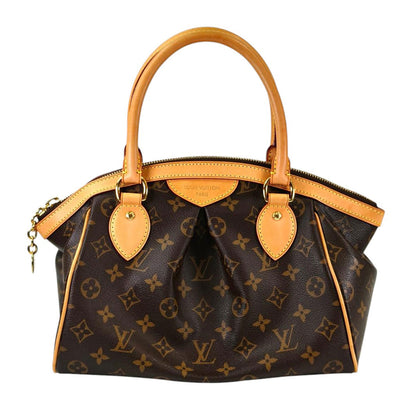 Louis Vuitton ルイヴィトン モノグラム ティボリPM トートバッグ ブラウン 管理番号：11278