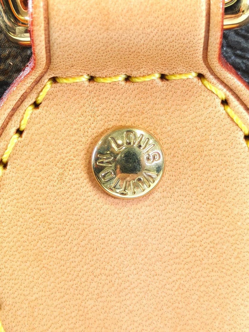 Louis Vuitton ルイヴィトン モノグラム ティボリPM トートバッグ ブラウン 管理番号：11278