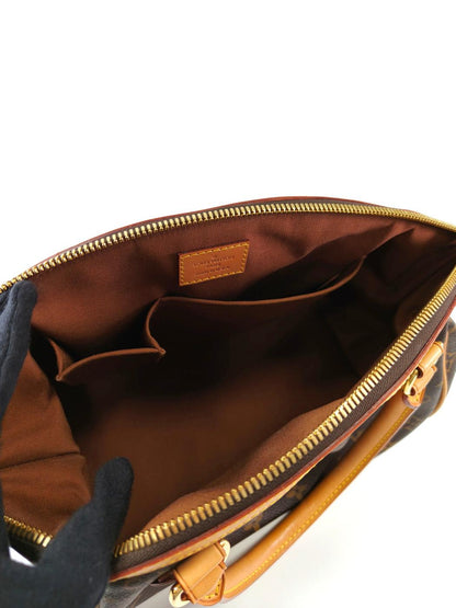 Louis Vuitton ルイヴィトン モノグラム ティボリPM トートバッグ ブラウン 管理番号：11278