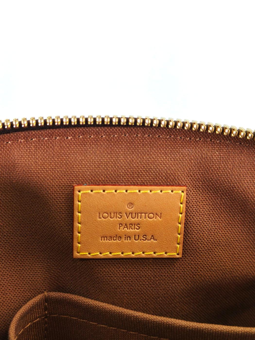 Louis Vuitton ルイヴィトン モノグラム ティボリPM トートバッグ ブラウン 管理番号：11278