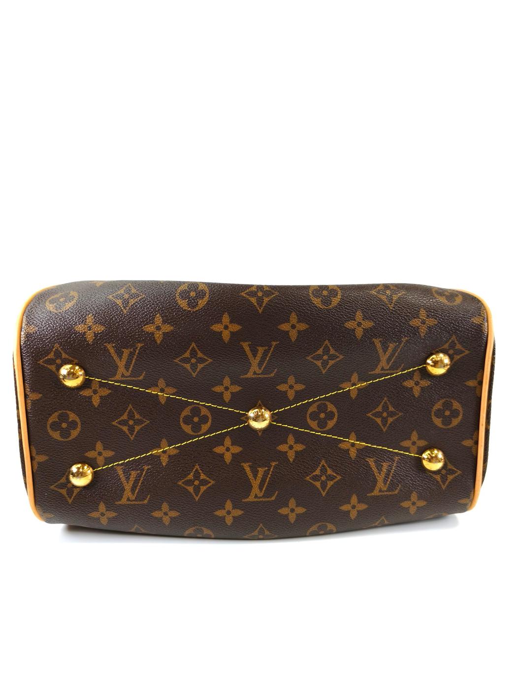 Louis Vuitton ルイヴィトン モノグラム ティボリPM トートバッグ ブラウン 管理番号：11278