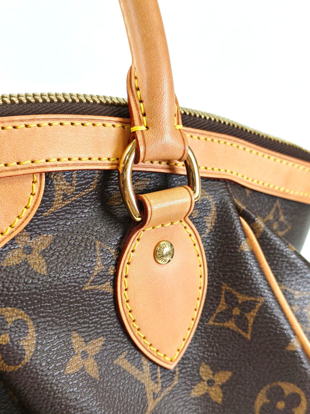 Louis Vuitton ルイヴィトン モノグラム ティボリPM トートバッグ ブラウン 管理番号：11278